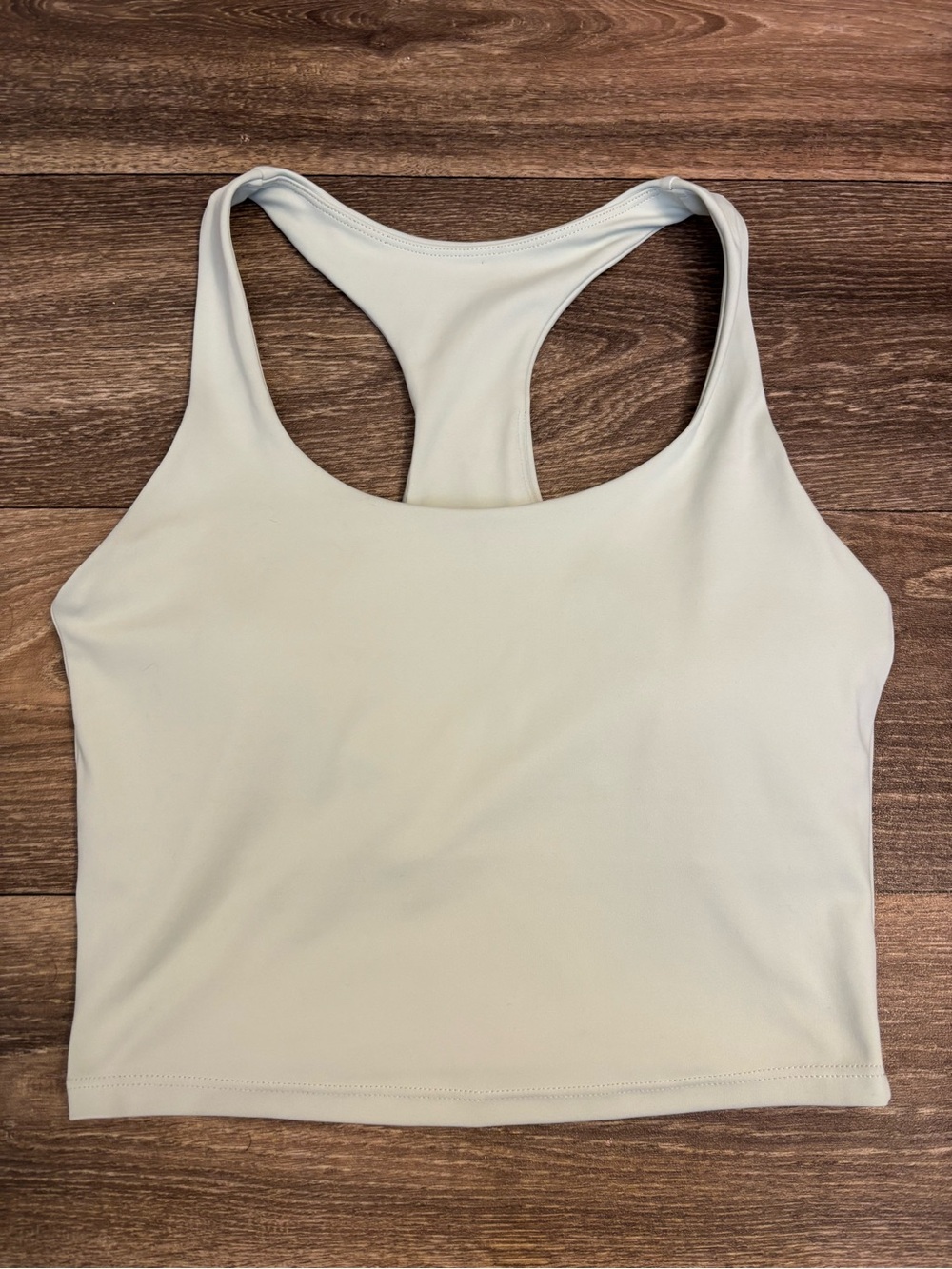 Vitality Light Green Racerback Tank Size small